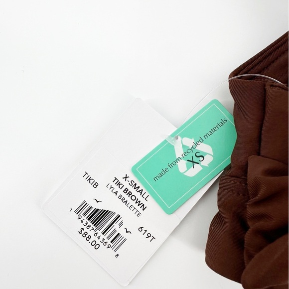 NWT Sunsets Lyla Bralette Bikini Top Tiki Brown - Picture 5 of 5